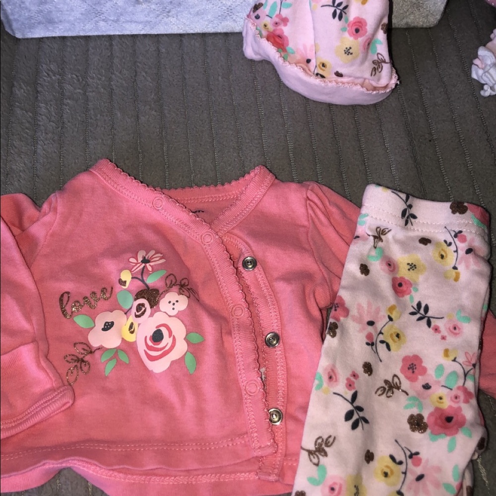 Newborn long sleeve set